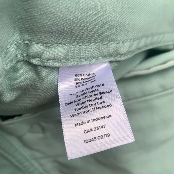 Talbots Denim Jean Jacket in Mint Color- Size L - Picture 5 of 10